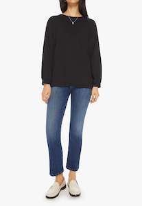 The Long Sleeve Rowdy - Black