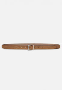 Belts: The Suede Square Buckle Belt - Date