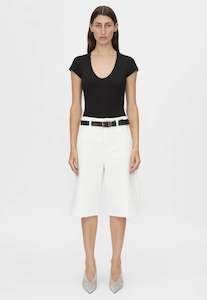 Shorts: Jude Denim Short - Salt