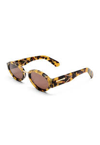 Karen Walker Eyewear: All Out Sunglasses - Crazy Tort