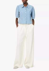 Frame: The Lantern Blouse - Aphrodite