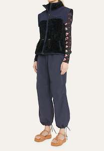 Ulla Johnson: Tariet Teddy Fleece Vest - Midnight