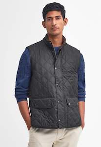 Mens Jackets Coats: Lowerdale Quilted Gilet - Black