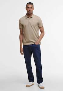 Mens Tees And Shirts: Original Sports Tailored Polo Shirt - Washed Stone