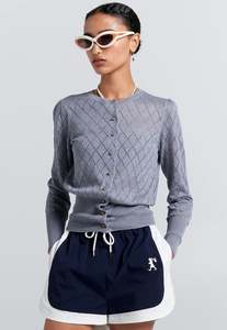 Shorts: Dash Runaway Shorts - Navy/Off-White