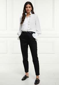 Holland Cooper: Bexley Cigarette Trouser - Black