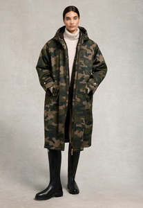 One-Size Lightweight Waterproof Coat - Camo