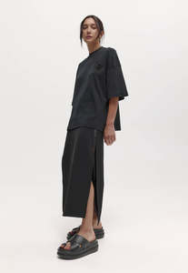 Beaded Orchid T-Shirt - Black