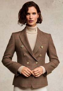 Knightsbridge Blazer - Clarence Check Merlot