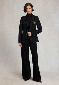 Henley Blazer - Black