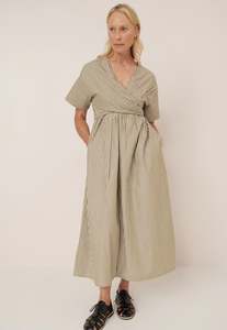 Kowtow: Composer Dress - Treetop Stripe