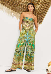 Clemenza Silk Pant - Multi