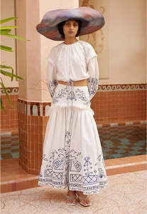 Alemais: Leela Skirt - Cream