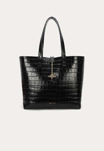 Deadly Ponies Classics: Mr Porter Tote - Black Croc