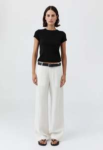 St Agni: Organic Cotton Baby Tee - Jet Black