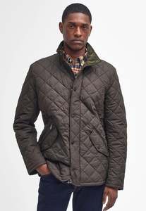 Mens Jackets Coats: Chelsea Sportsquilt Jacket - Olive
