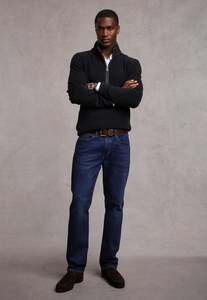 Men's Country Fleece Quarter Zip - Black