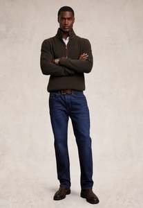 Men's Country Fleece Quarter Zip - Khaki