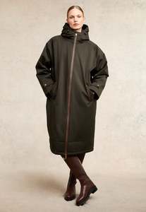 Hc Coats: One Size Waterproof Coat - Khaki