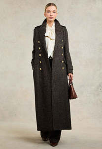 Hc Coats: The Great Coat - Walnut Herringbone