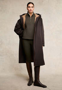 Hc Coats: One Size Waterproof Coat - Chocolate