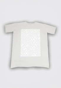 Black Friday Sale: Chainmail Long Tee - White/White
