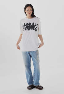Black Friday Sale: Graffiti Tee - White/Black