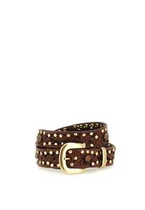 Studded Belt - Cognac