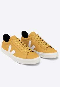 Veja: Campo Nubuck - Moutarde/White