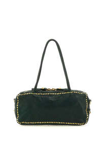 Bags: Simona Medium Bowling Bag - Green Bottle