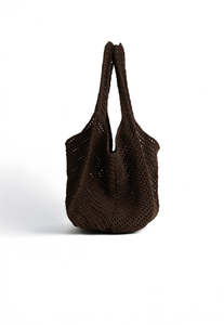Crochet Tote - Coffee