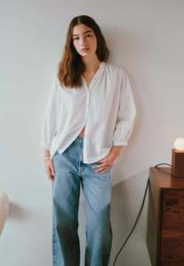Everyday Blouse - Cotton Lawn White