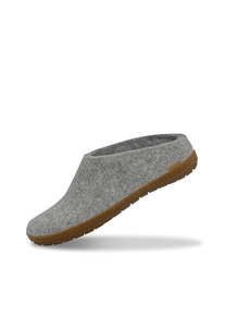 Glerups: The Honey Rubber Slip On - Grey