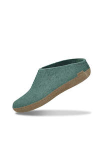 Glerups: The Leather Slip On - North Sea