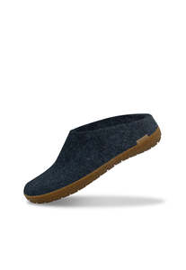 Glerups: The Honey Rubber Slip On - Denim