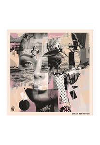 Dark Hampton: The DH X Joel Hart Form Silk Scarf