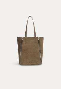 Bags: Mr Scurry Tote Midi - Dune Suede