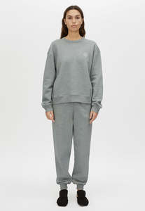 Sweaters Hoodies: Bonnie Small Graphic Sweater - Grey Marle