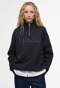 Sara Half Zip Sweatshirt - Dark Navy