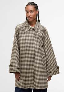 Kennedy Check Showerproof Jacket - Sage Houndstooth/Mist