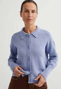 Kowtow: Utility Cardigan - Periwinkle