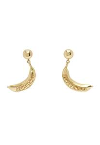 Alemais: Banana House Banana Earrings - Gold