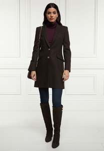 Highgrove Coat - Chocolate Herringbone