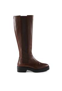 Holland Cooper: Astoria Knee Boot - Rich Chocolate