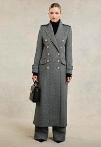 Bestsellers: The Great Coat - Wide Tooth Black Herringbone