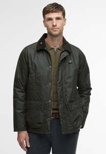 Modern Beaufort Check Wax Jacket - Olive Check