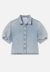 Frame: The Billow Sleeve Shirt - Puffin