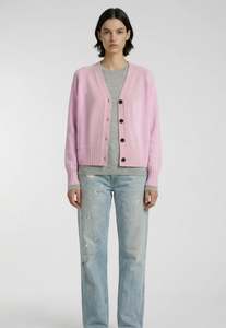 Aleger Cashmere: 159 Most Favorite Cardi - Light Pink