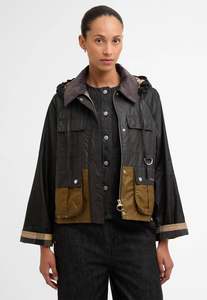 Jackets Blazers: Liza Wax Jacket -Black/Grey/Sand