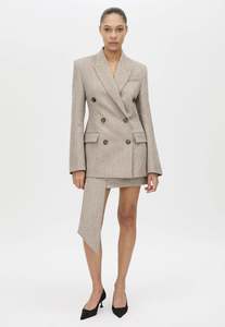 Malik Blazer - Tan Herringbone